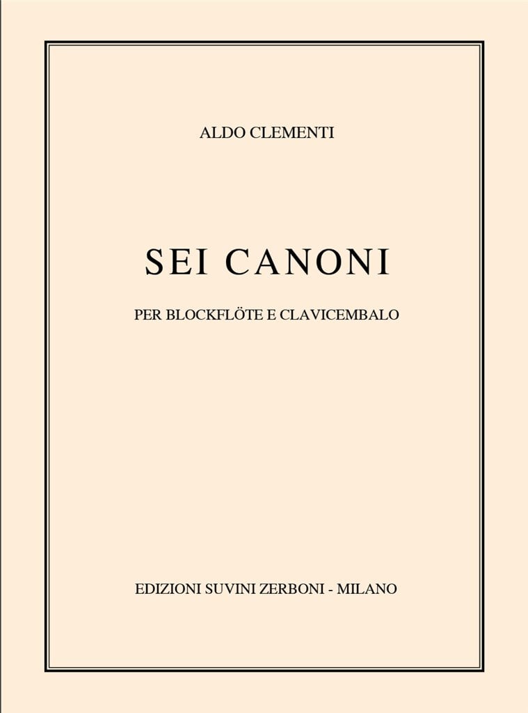 Sei Canoni (1990)